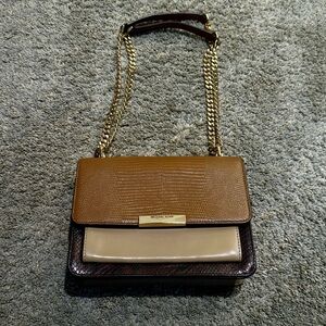 Michael Kors Jade Large Gusset Leather Shoulder Bag